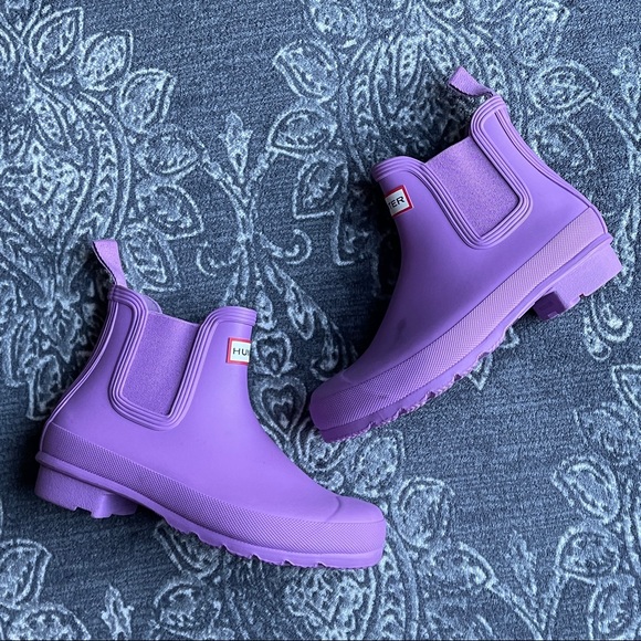 Hunter Shoes - Hunter Original Chelsea Rain Boot Thistle Size 7